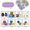 61Pcs 8 Style Handmade Lampwork Beads LAMP-YW0001-05-2