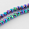 Non-magnetic Synthetic Hematite Beads Strands G-Q890-2mm-6-2