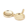 Mother's Day Brass Micro Pave Cubic Zirconia Locket Pendants KK-A161-45G-3