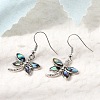 Rack Plating Brass Dangle Earrings for Women KK-CBA69D1-01P-01-2