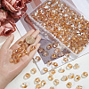 240Pcs Electroplate Glass Faceted Octagon Links Connector Charms EGLA-SP0001-43B-3