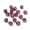 Round Handmade Lampwork Silver Foil Glass Beads X-SLR10MM18Y-1