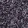 Transparent Colours Luster Glass Bugle Beads SEED-N005-001-A03-3