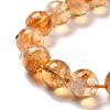 Natural Citrine Bead Strands G-P466-01B-4