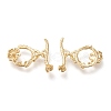 Brass Toggle Clasps KK-F820-02G-2