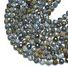 Natural Dumortierite Beads Strands G-K389-B50-01-3