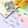 50Pcs Iron Clip-on Earring Settings IFIN-YW0003-03-5