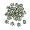 Acrylic Rhinestone Rondelle Beads OACR-S048-02G-2