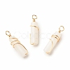 Natural White Jade Pendants X-PALLOY-JF01453-07-1