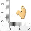 304 Stainless Steel Enamel Pendants STAS-G374-01G-10-3