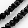 Transparent Glass Bead Strands GLAA-G013-8mm-71-3