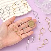 4Pcs 2 Colors Ion Plating(IP) 304 Stainless Steel Pendants STAS-YW0011-25-3