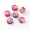 Handmade Polymer Clay Beads CLAY-R073-02-1