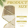 2Rolls Sparkle Polyester Mesh Ribbon with Paillettes OCOR-ME0001-61A-2