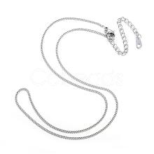 Tarnish Resistant 304 Stainless Steel Necklaces NJEW-E080-11P