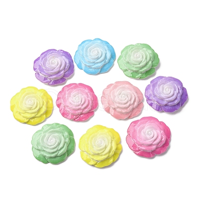 Opaque Resin Cabochons CRES-I046-06-1