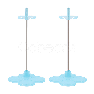 Adjustable Plastic Doll Stand Support ODIS-WH0329-96-1