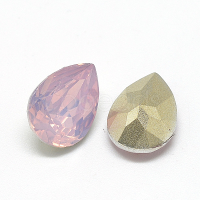 Pointed Back Resin Rhinestone Cabochons RESI-T014-13x18mm-A10-1