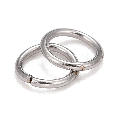 304 Stainless Steel Soldered Closed Jump Rings STAS-E482-15B-1