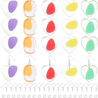 Nbeads DIY Dangle Earring Making Kits DIY-NB0005-84-1