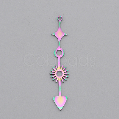Ion Plating(IP) 304 Stainless Steel Pendants STAS-T056-LA575-1