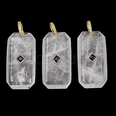 Natural Quartz Crystal Pendants GG-CBA51ED-05G-06-1