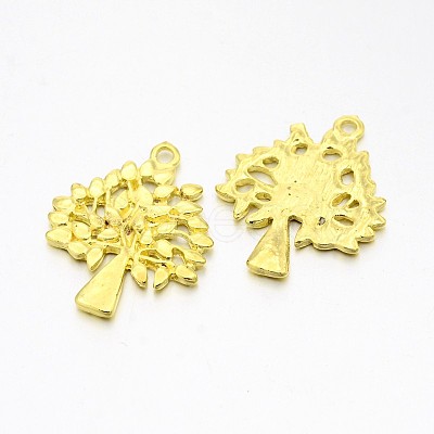 Tibetan Style Alloy Pendants TIBEP-A13000-G-LF-1