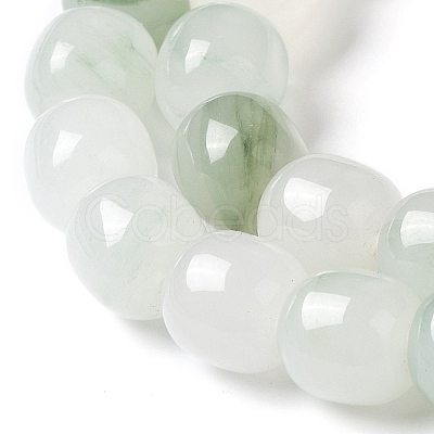Natural Tianshan Cui Quartzite Beads Strands G-B046-02-1