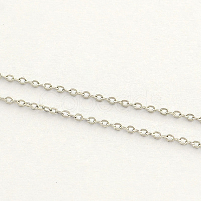 Tarnish Resistant 304 Stainless Steel Cable Chains CHS-Q001-15-1