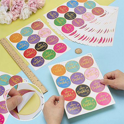 Self-adhesive Picture Stickers LS-DIY-WH0308-675-1