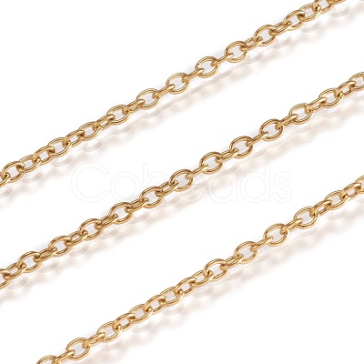 PVD Vacuum Plating 304 Stainless Steel Cable Chains CHS-H020-12G-25M-1