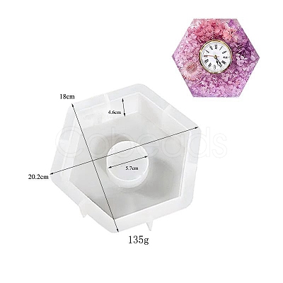 DIY Silicone Clock Display Decoration Molds PW-WG94082-01-1