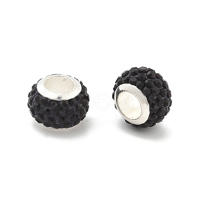 Rondelle Polymer Clay European Beads FIND-U001-01R-1
