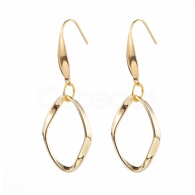 Alloy Twisted Ring Dangle Earring Sets EJEW-JE04503-1