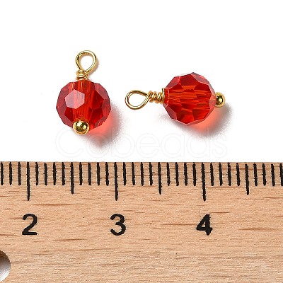 Glass Charms KK-P242-04G-1