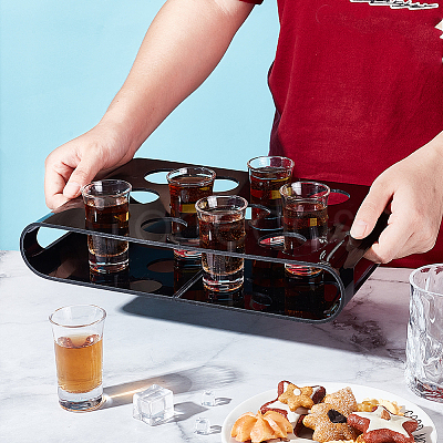 Acrylic Wine Glass Holder AJEW-WH0060-15-1