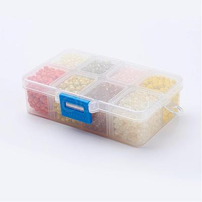 1 Box 6/0 Glass Seed Beads Round Loose Spacer Beads SEED-X0050-4mm-11-1