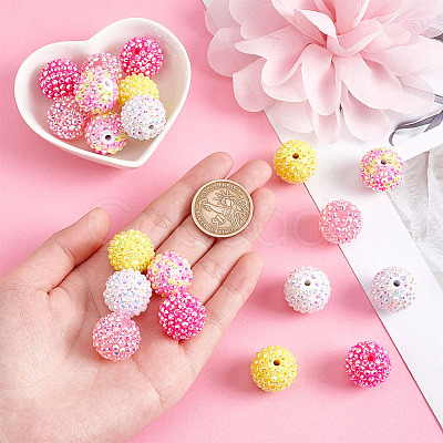 Resin Rhinestone Beads RESI-PH0001-81A-1