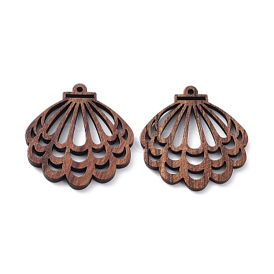 Walnut Wood Laser Cut Pendants WOOD-Q051-05E-1