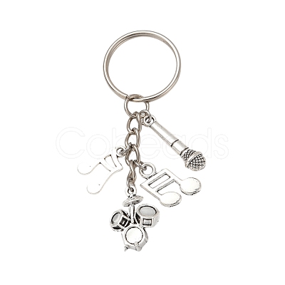 Music Theme Alloy Keychain KEYC-FS00029-01-1