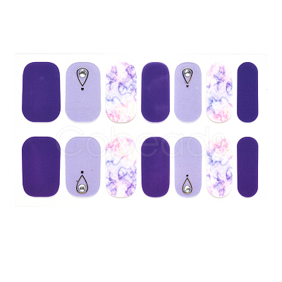 Full Cover Nombre Nail Stickers MRMJ-S060-ZX3384-1