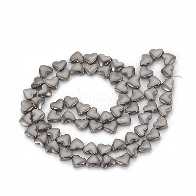 Electroplate Non-magnetic Synthetic Hematite Beads Strands G-T061-101I-1