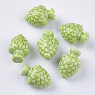 Handmade Porcelain Beads PORC-T005-003E-1