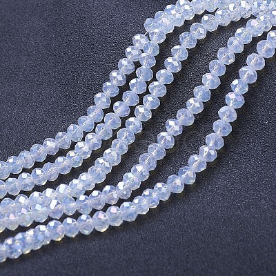 Electroplate Glass Beads Strands LS-EGLA-A034-J1mm-B06-1