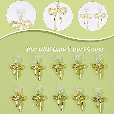 10Pcs Plastic Mobile Dustproof Plugs HJEW-DC00096-1