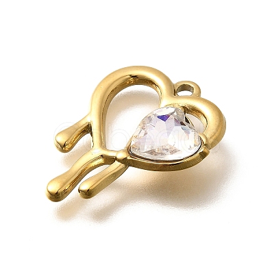 304 Stainless Steel Pendants STAS-Q346-10G-09-1