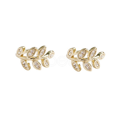 Alloy Leaf Cuff Earrings WG3D3A6-01-1