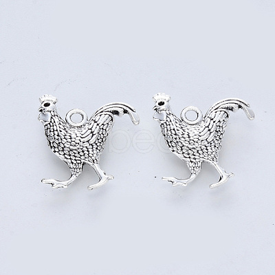 Tibetan Style Alloy Pendants TIBE-R316-023AS-RS-1