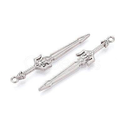 304 Stainless Steel Pendants STAS-N114-61P-1