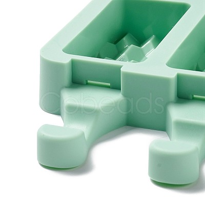 Food Grade DIY Rectangle Ice-cream Silicone Molds DIY-D062-04A-1